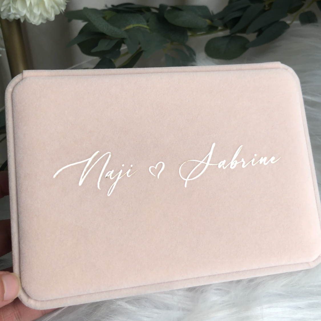 Boîte alliance personnalisable, le choix idéal pour commémorer le jour le plus important de votre vie