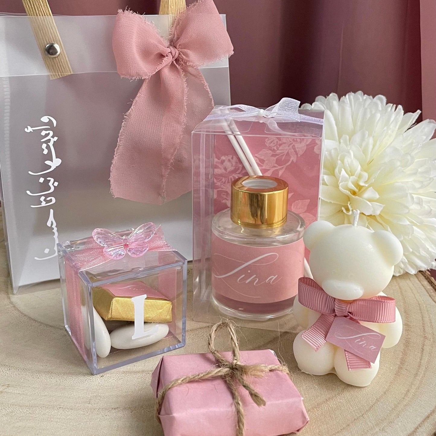 Coffret “Tendresse Rosée – Souvenir de Baptême