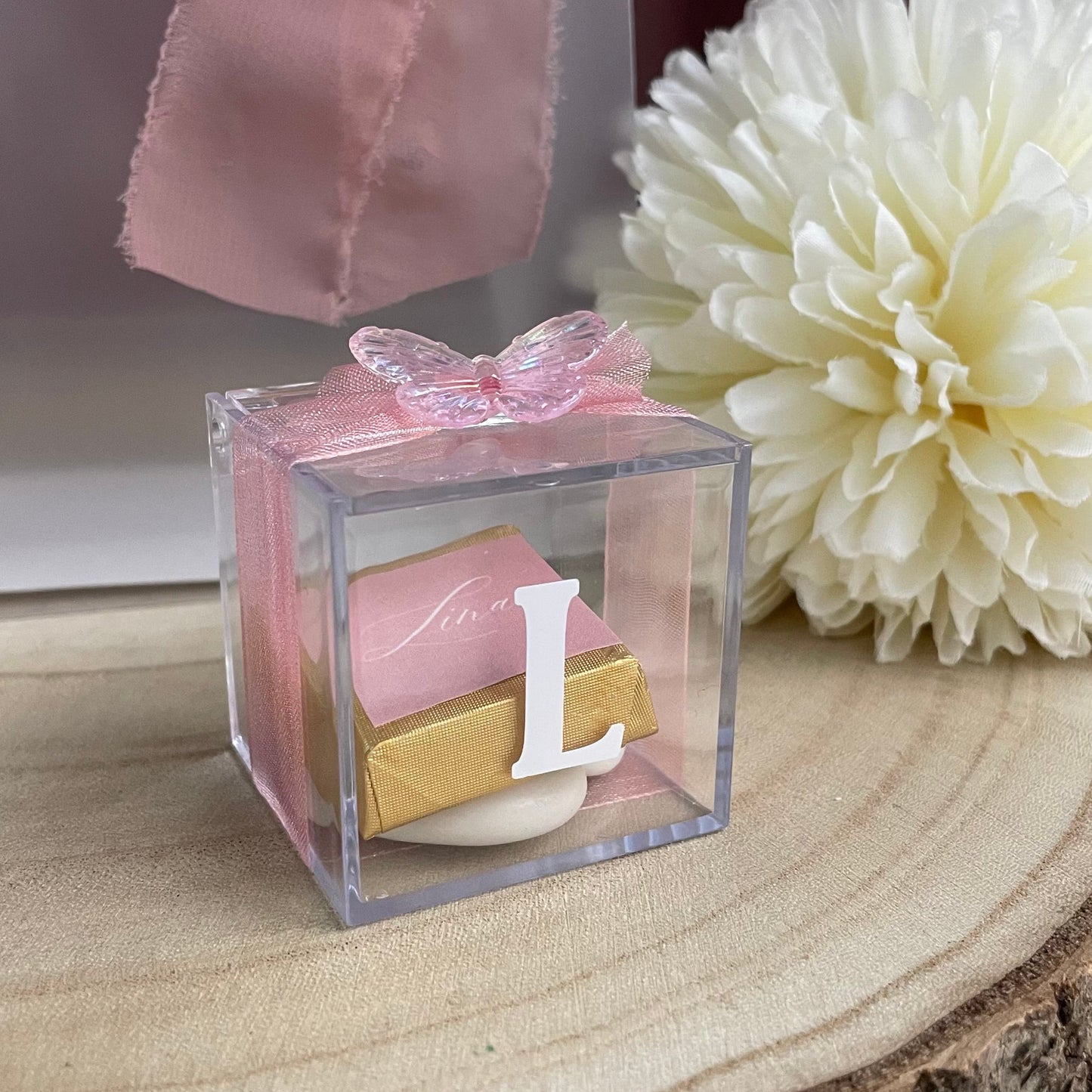 Boîte cube prestige – raffiné et délicat