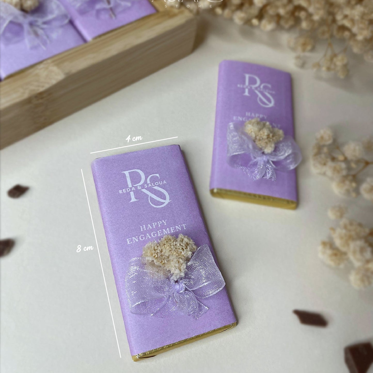 Chocolat Élégance,Une touche spéciale pour chaque occasion Couleur Violet