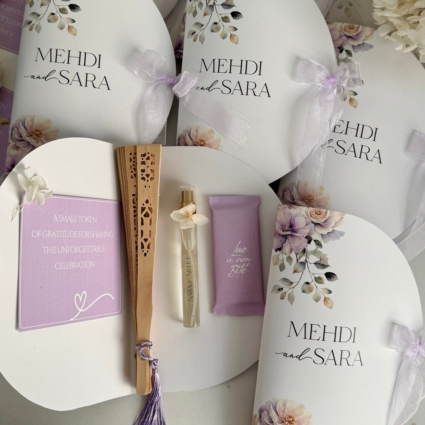 Ensemble Éventail, Éventail, Parfum & Chocolat
