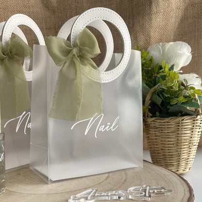 Sac Cadeau Transparent au design chic