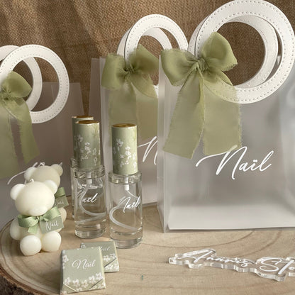 Sac Cadeau Transparent au design chic