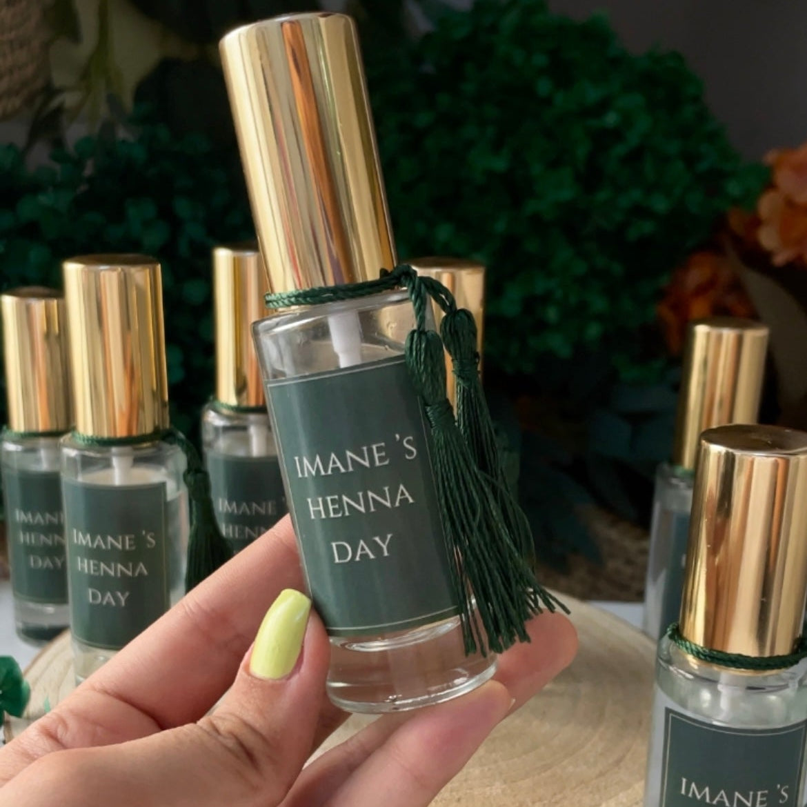 Flacon Parfumé Personnalisé -Nature & Élégance