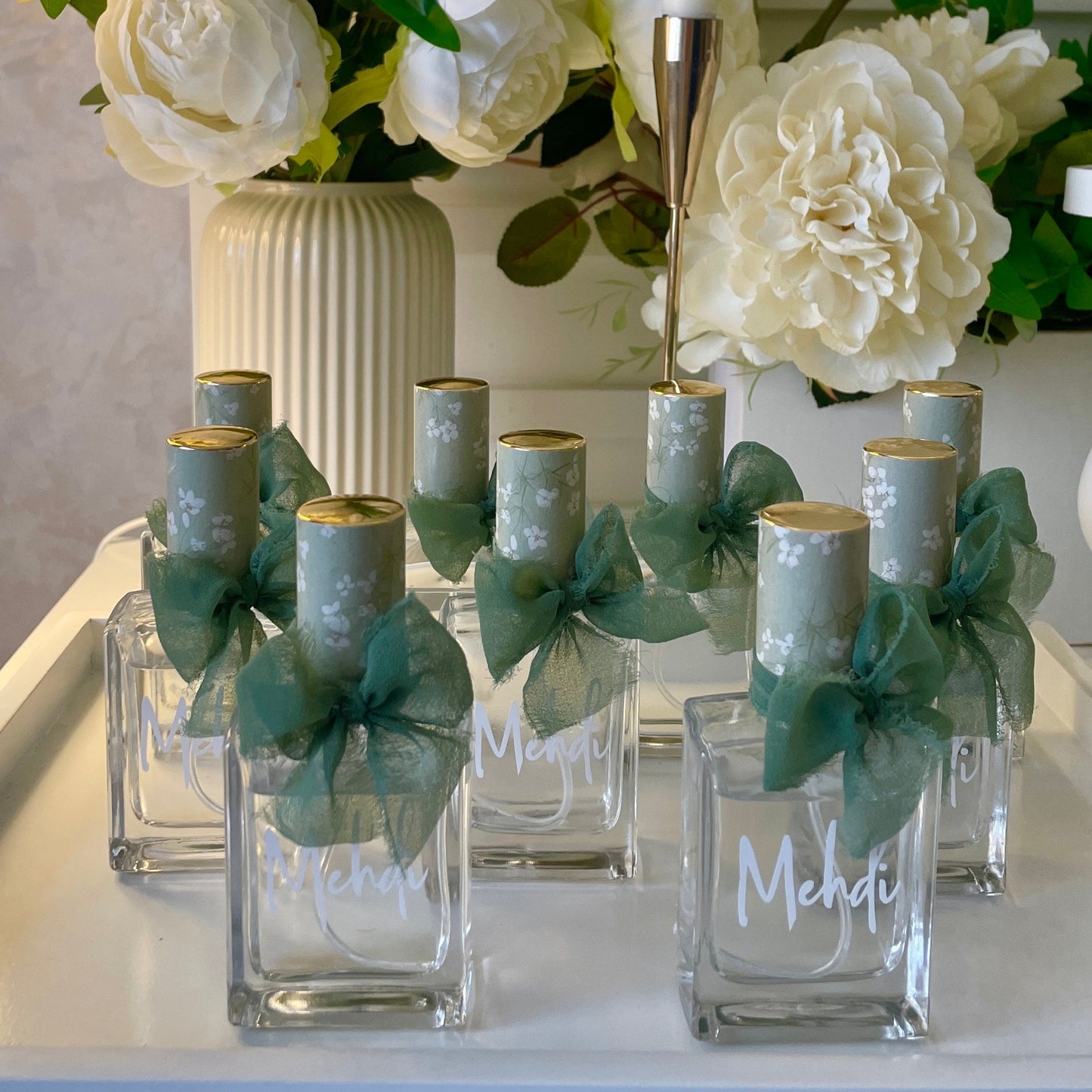Parfum personnalisé avec Nœud Vert