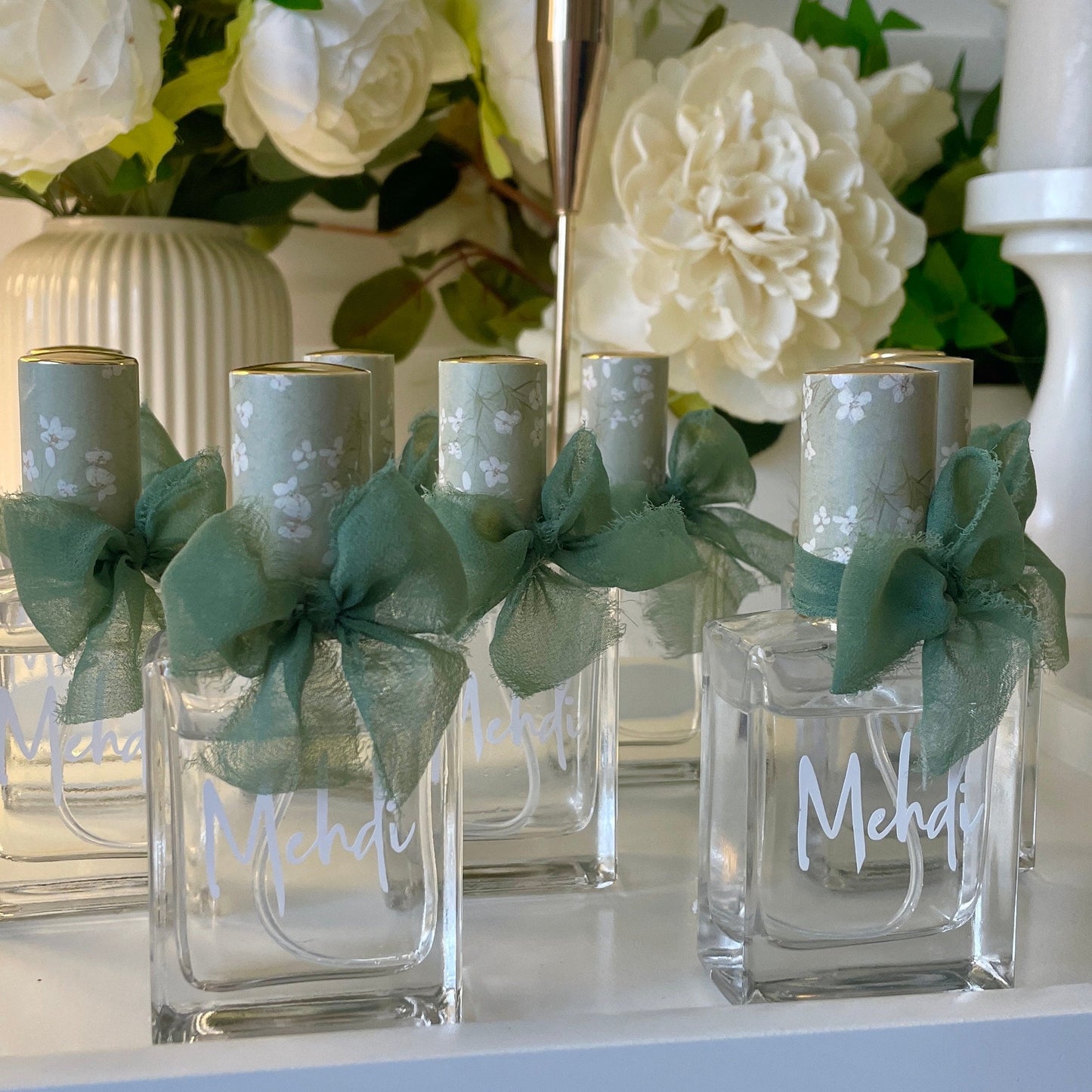 Parfum personnalisé avec Nœud Vert