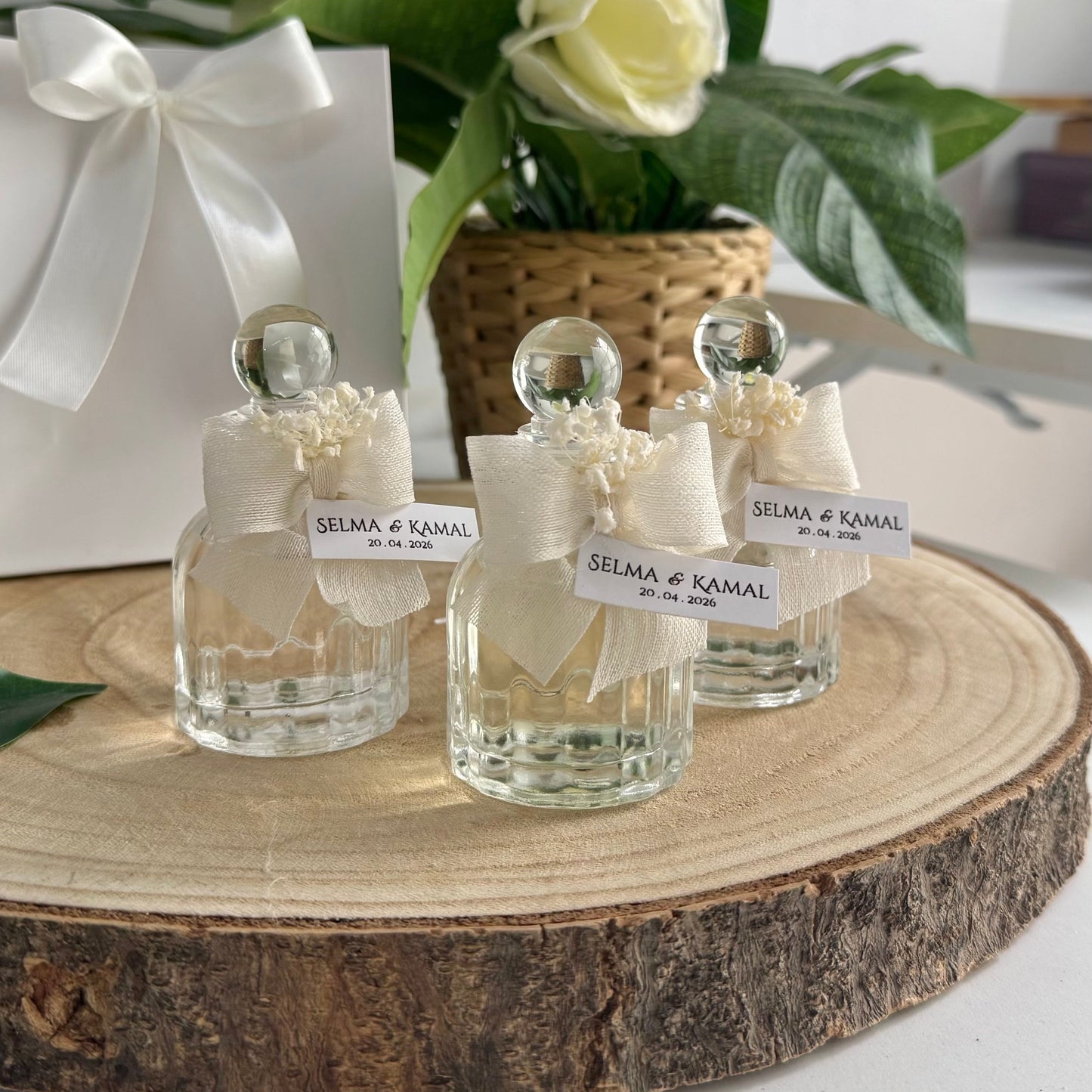 Flacon Parfumé Personnalisé – Cadeau Invité Chic