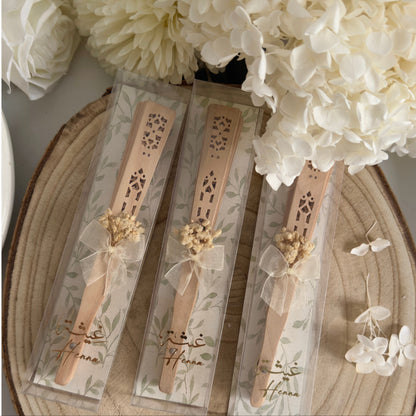 Éventail Bohème Fleuri – Charme Naturel