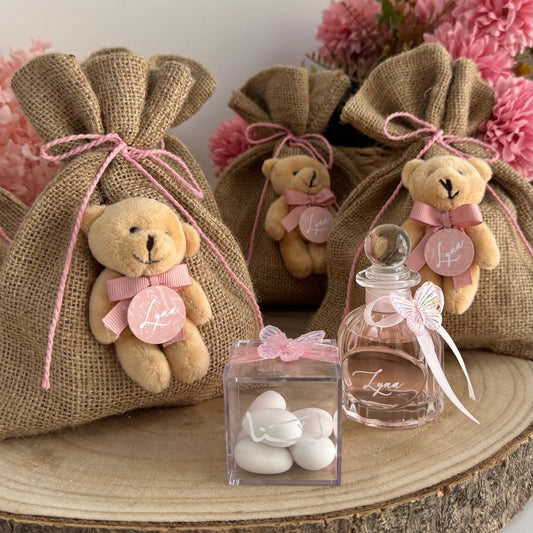 Coffret Cadeau Personnalisé – Parfum & Dragées