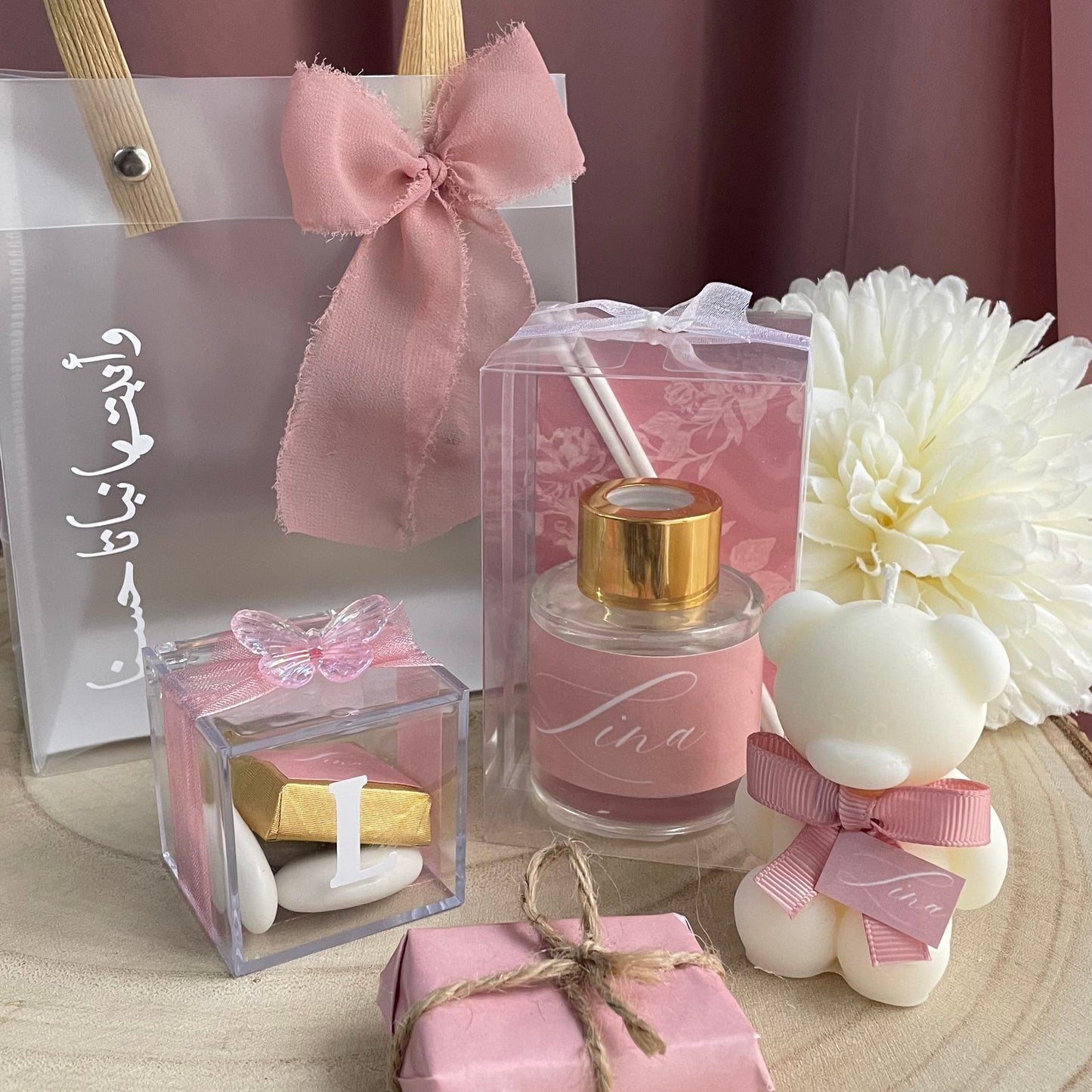 Bougie décorative ourson – Cadeau délicat & raffiné