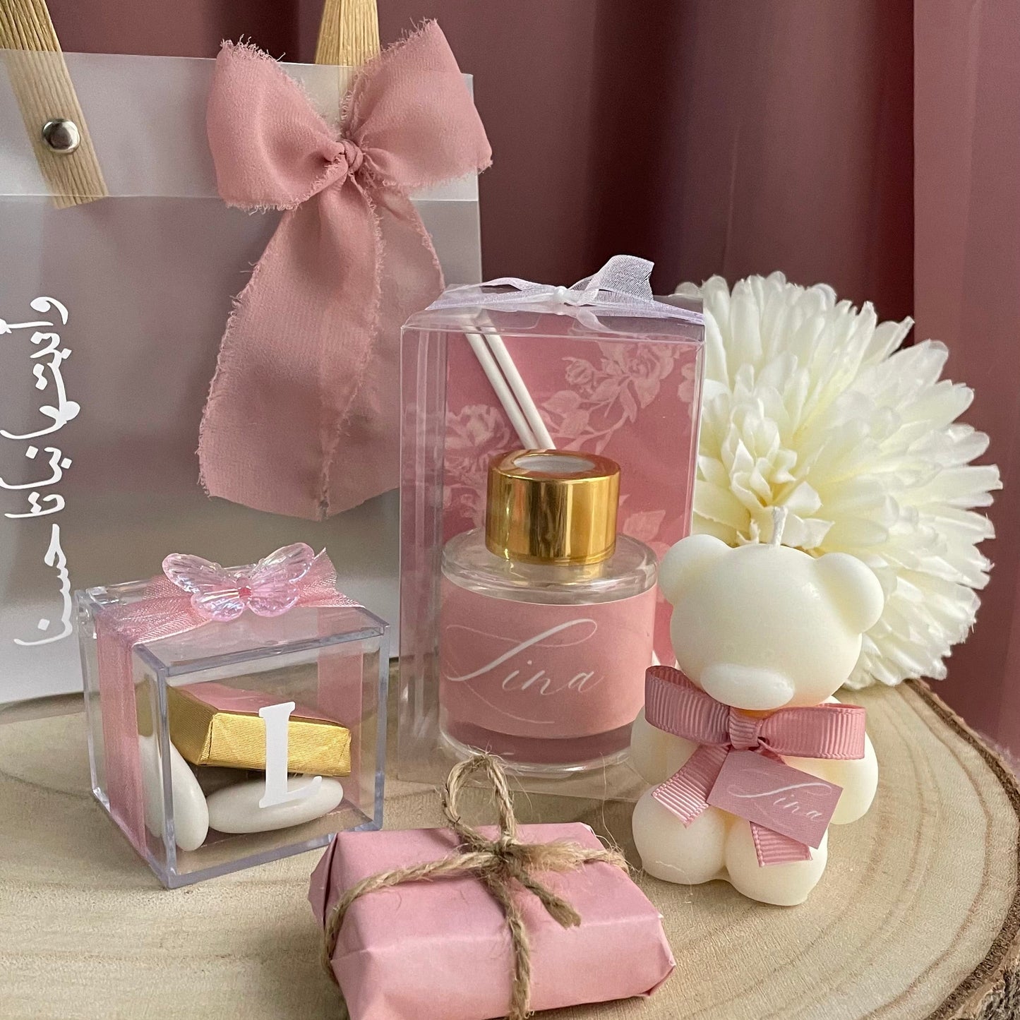 Coffret “Tendresse Rosée – Souvenir de Baptême