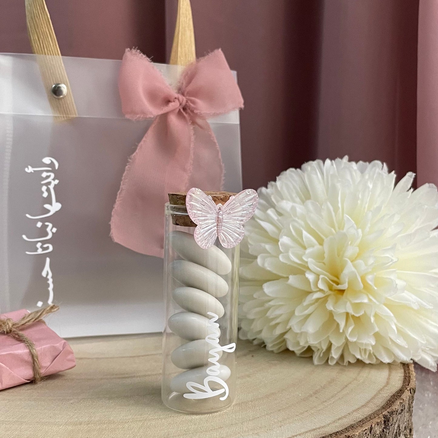 Tube de dragées personnalisé – Élégance & délicatesse