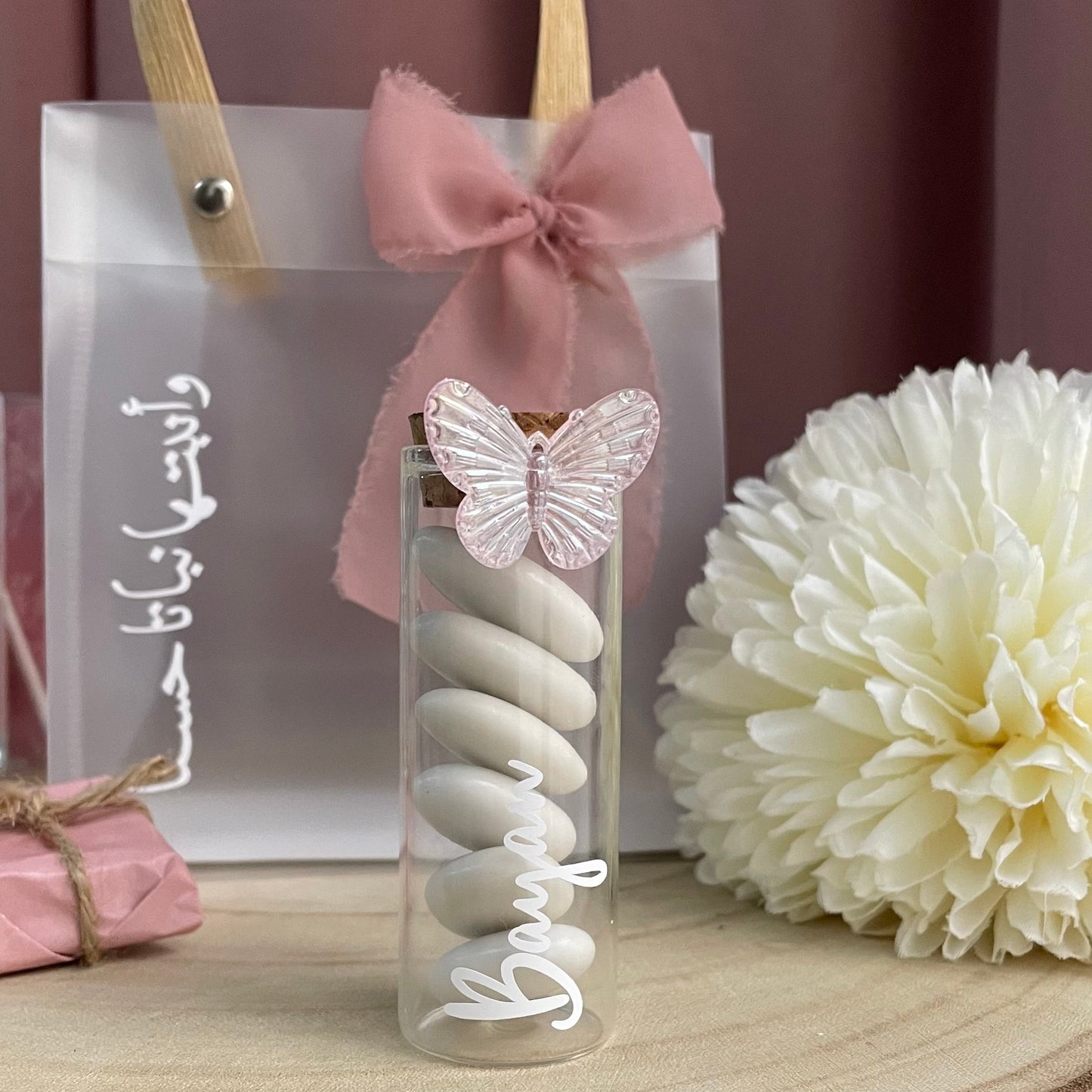 Tube de dragées personnalisé – Élégance & délicatesse