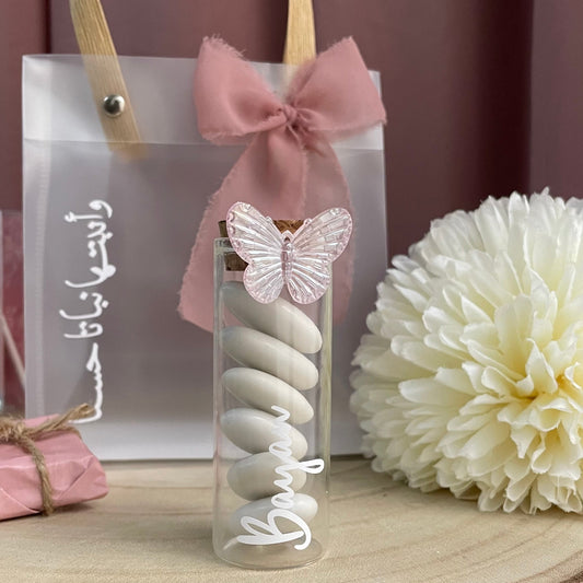 Tube de dragées personnalisé – Élégance & délicatesse