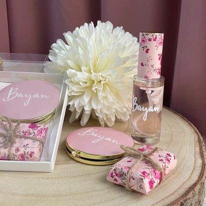 Coffret Cadeau – Parfum, Miroir & Nougat