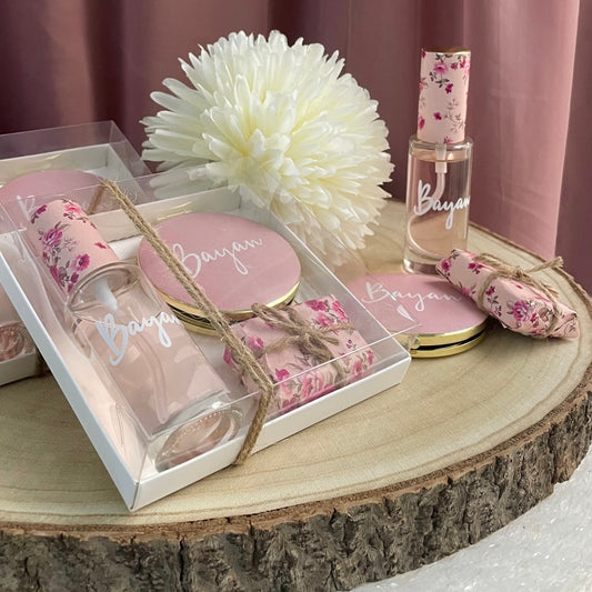 Coffret Cadeau – Parfum, Miroir & Nougat