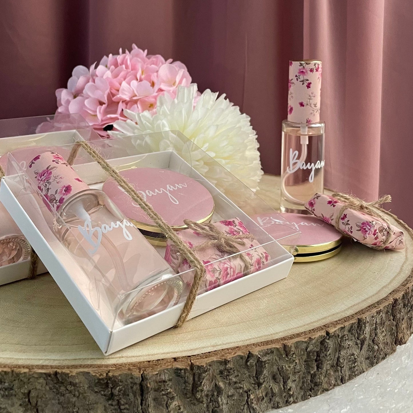 Coffret Cadeau – Parfum, Miroir & Nougat