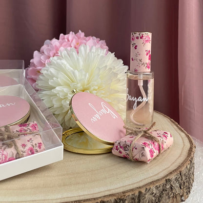 Coffret Cadeau – Parfum, Miroir & Nougat