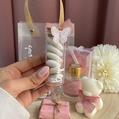 Tube de dragées personnalisé – Élégance & délicatesse