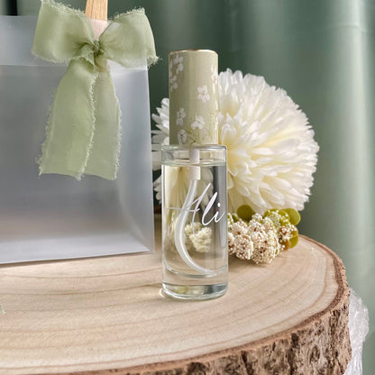 Flacon Vaporisateur Personnalisé – Eau de Fleur d’Oranger & Parfum