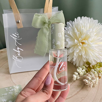 Flacon Vaporisateur Personnalisé – Eau de Fleur d’Oranger & Parfum