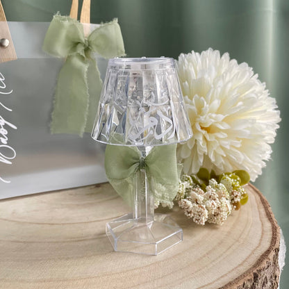 Veilleuse Décorative LED en Cristal – Calligraphie Raffinée