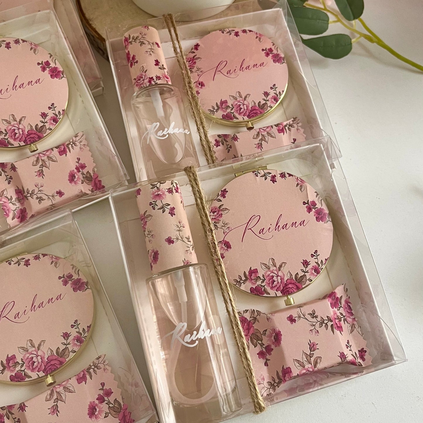 Coffret Cadeau – Parfum, Miroir & Nougat