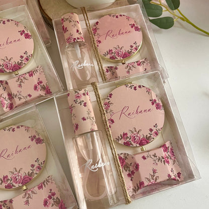 Coffret Cadeau – Parfum, Miroir & Nougat