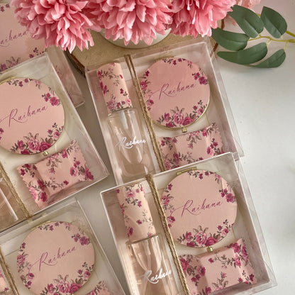 Coffret Cadeau – Parfum, Miroir & Nougat